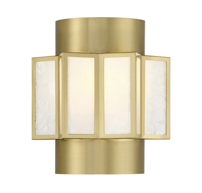 Savoy House - 9-3164-2-322 - Two Light Wall Sconce - Gideon - Warm Brass