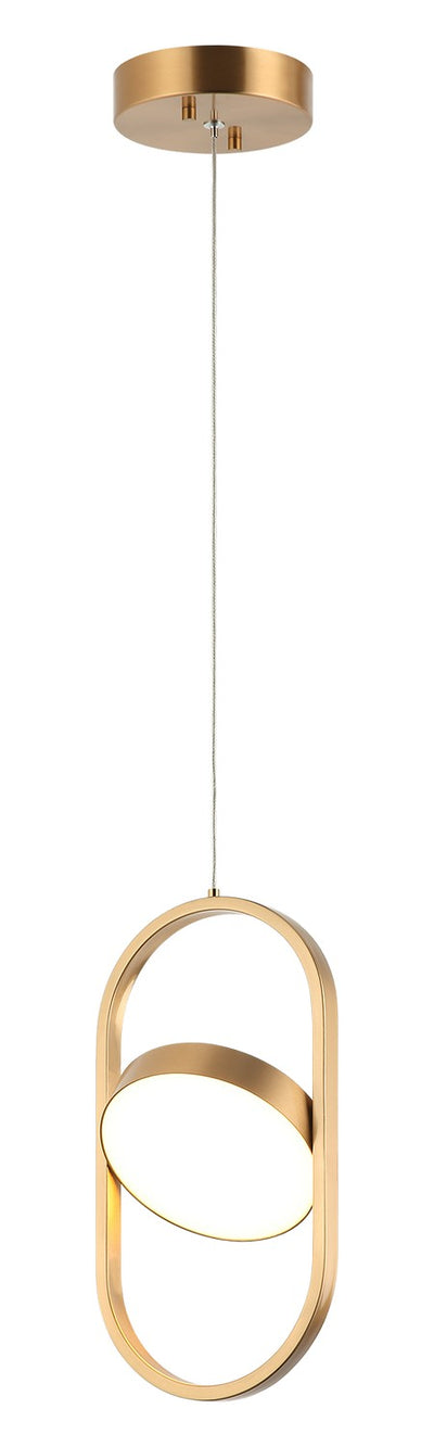Matteo Lighting - C32301AG - LED Pendant - Kennedy - Aged Gold Brass
