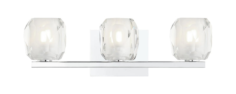 Matteo Lighting - S04103CH - Three Light Vanity - Carleton - Chrome