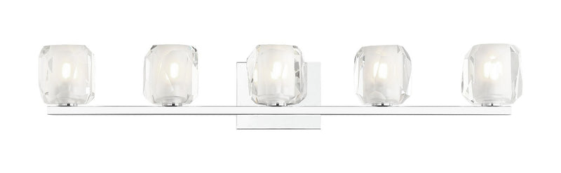 Matteo Lighting - S04105CH - Five Light Vanity - Carleton - Chrome