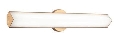 Matteo Lighting - S09924AG - LED Vanity - Jade - Aged Gold Brass