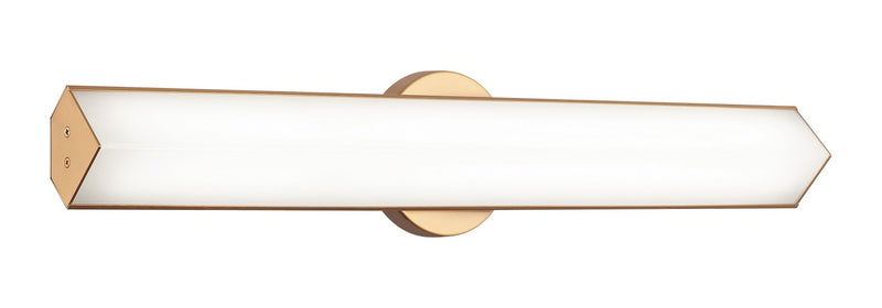 Matteo Lighting - S09924AG - LED Vanity - Jade - Aged Gold Brass