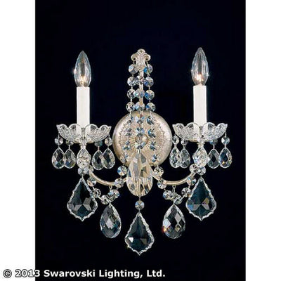 Schonbek - 3651-48S - Two Light Wall Sconce - New Orleans - Antique Silver
