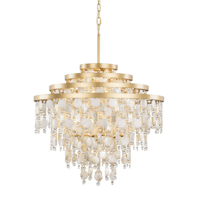 Varaluz - 377C10FG - Ten Light Chandelier - Kalani - French Gold