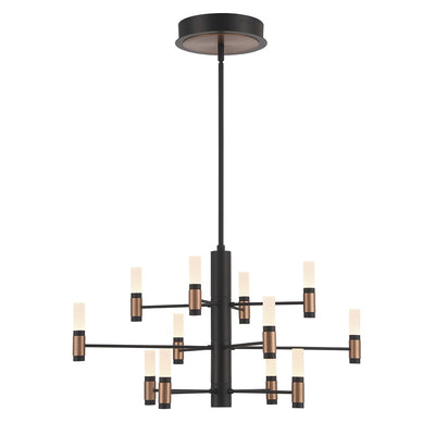 Eurofase - 46353-016 - LED Chandelier - Albany - Black and Brass