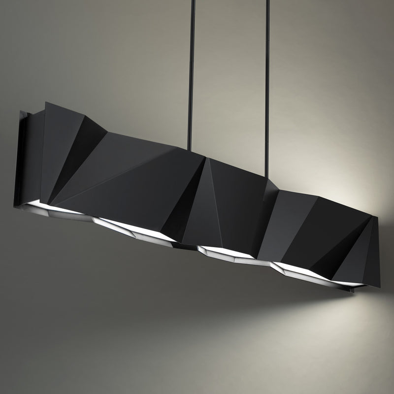 Modern Forms - PD-68356-BK - LED Linear Pendant - Intrasection - Black