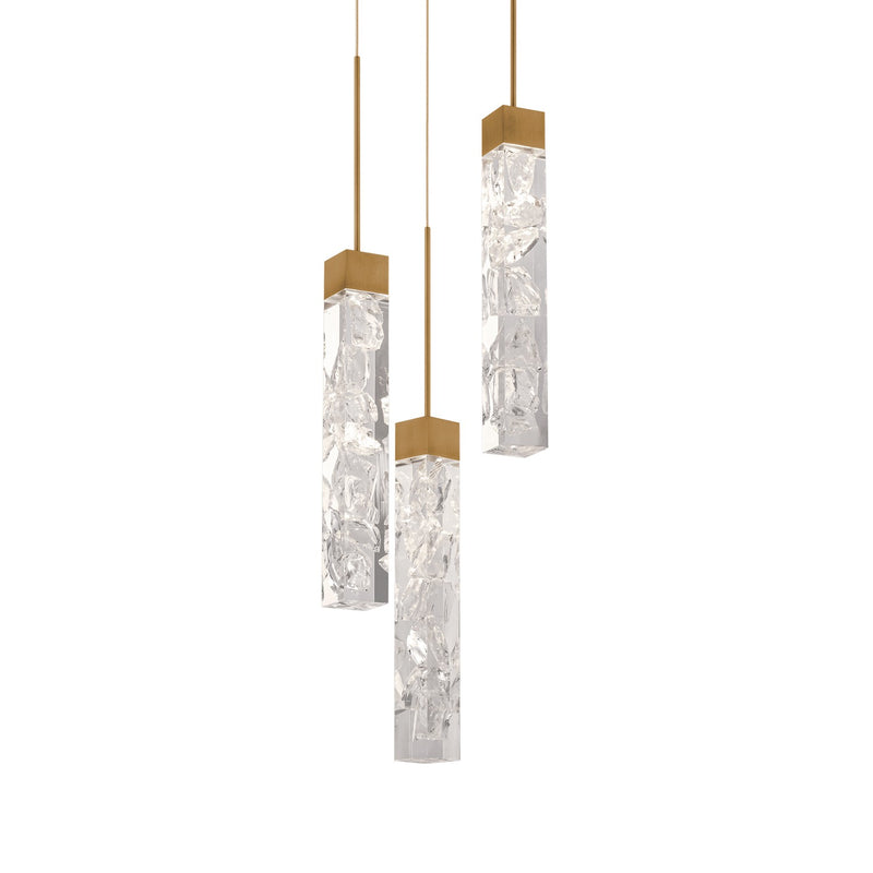 Modern Forms - PD-78003R-AB - LED Pendant - Minx - Aged Brass
