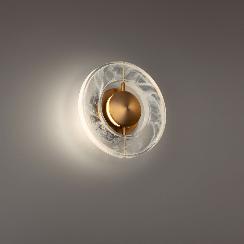 Modern Forms - WS-62110-AB - LED Wall Sconce - Cymbal - Aged Brass