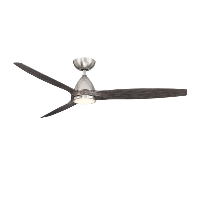 Modern Forms Fans - FR-W2202-62L-BN/EB - 62``Ceiling Fan - Skylark - Brushed Nickel/Ebony