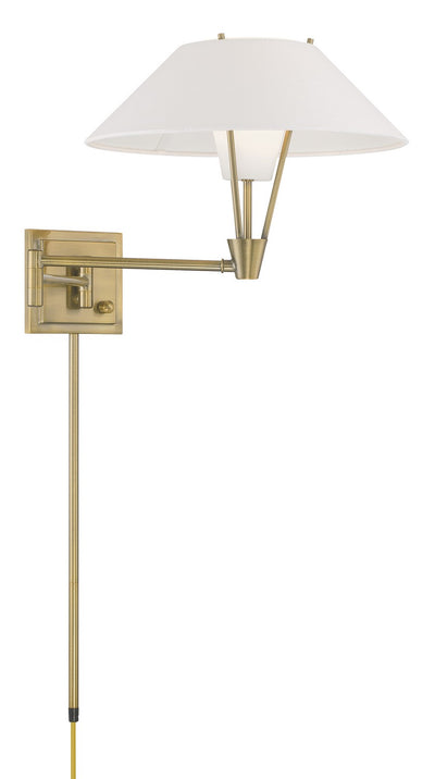 Norwell Lighting - 6671-AN-TW - One Light Wall Sconce - Cody - Antique Brass
