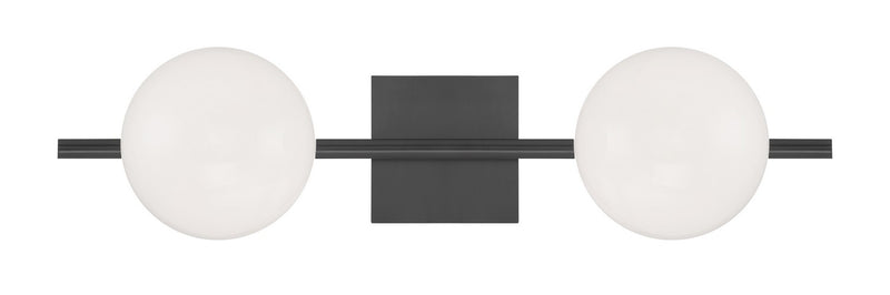 Norwell Lighting - 9682-ADB-OP - Two Light Wall Sconce - Perch - Acid Dipped Black