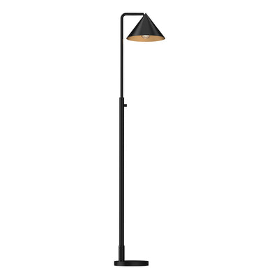 Alora - FL485058MB - One Light Floor Lamp - Remy - Matte Black