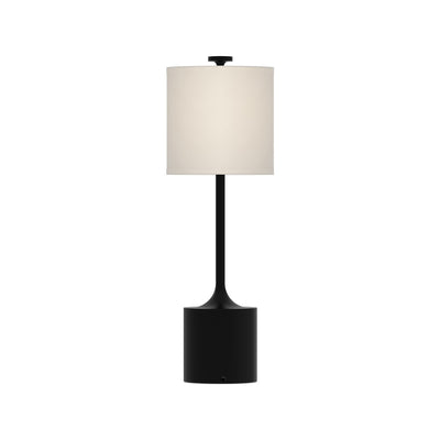 Alora - TL418726MBIL - One Light Table Lamp - Issa - Matte Black/Ivory Linen