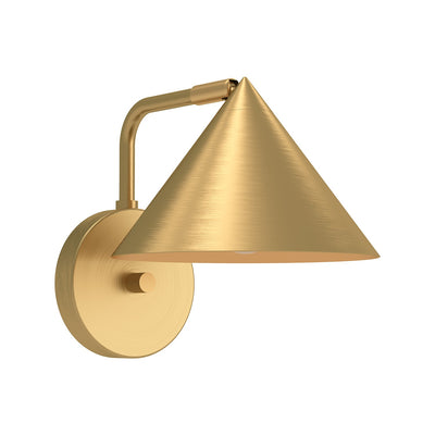 Alora - WV485007BG - One Light Wall Sconce - Remy - Brushed Gold