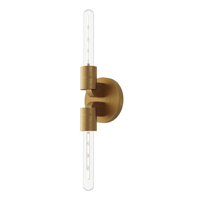Alora - WV607202AG - Two Light Wall Sconce - Claire - Aged Gold