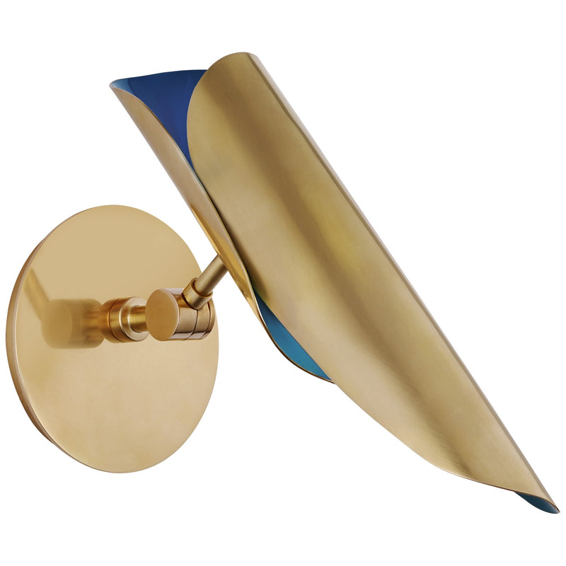 Visual Comfort Signature - CD 2002SB/RB - LED Wall Sconce - Flore - Soft Brass and Riviera Blue