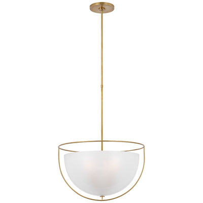 Visual Comfort Signature - PCD 5050HAB-FG - LED Pendant - Odeon - Hand-Rubbed Antique Brass