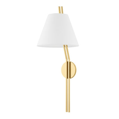 Hudson Valley - 6511-AGB - One Light Wall Sconce - Shokan - Aged Brass