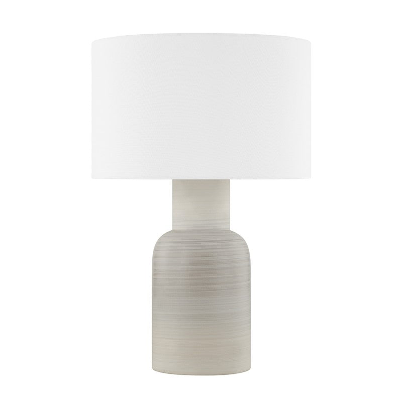 Hudson Valley - L2060-AGB/CMD - One Light Table Lamp - Breezy Point - Aged Brass/Matte Dune Ceramic