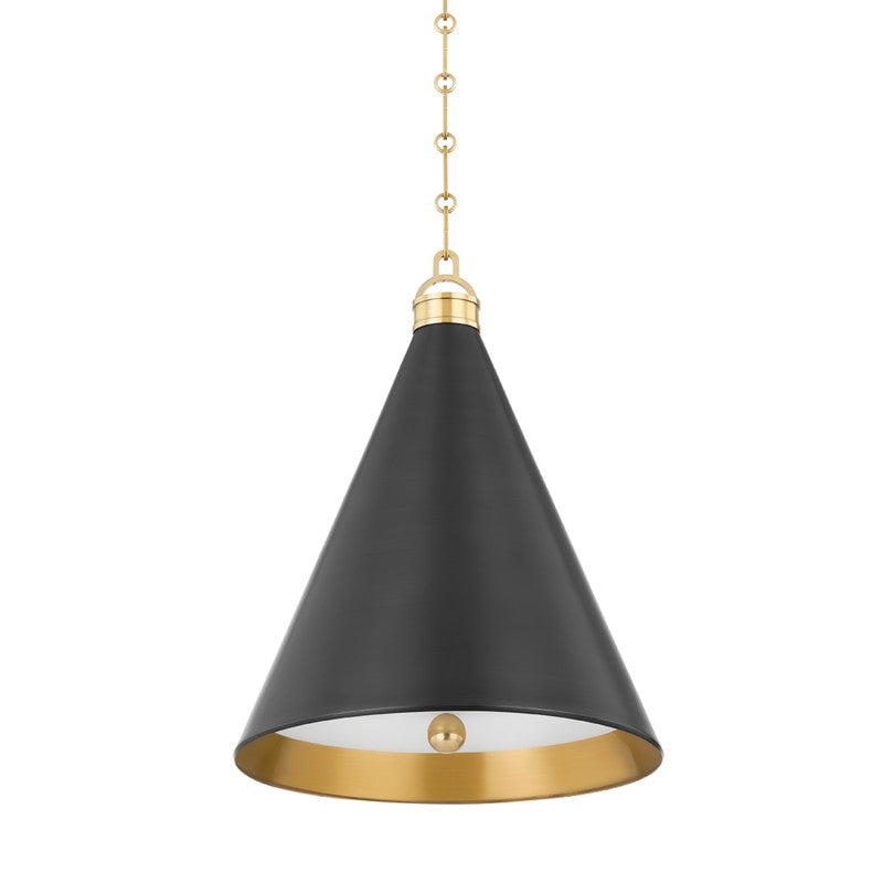Hudson Valley - MDS1304-ADB - One Light Pendant - Osterley - Aged/Antique Distressed Bronze