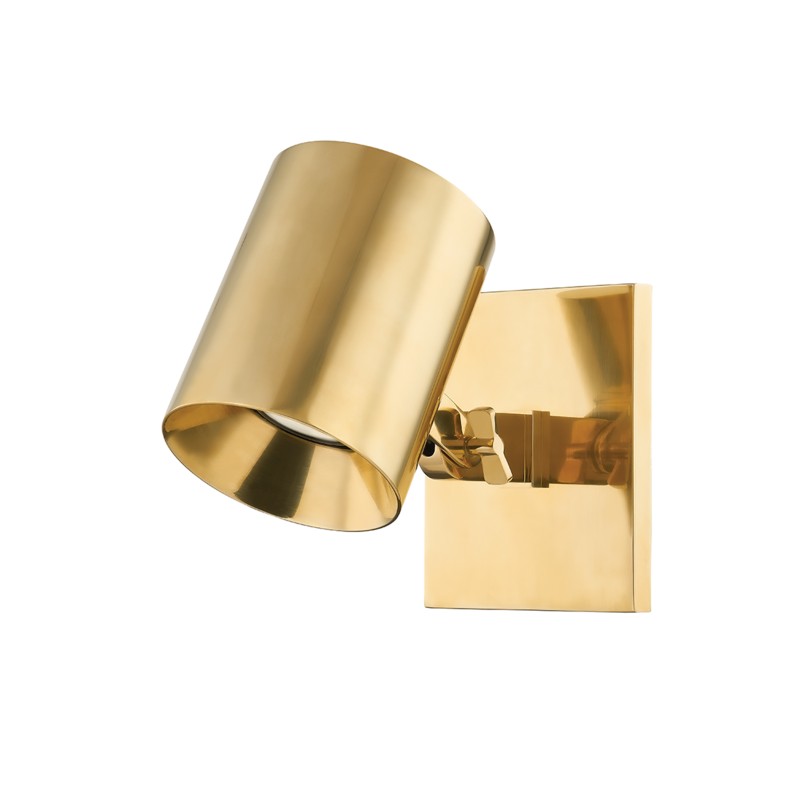 Hudson Valley - MDS1700-AGB - One Light Wall Sconce - Highgrove - Aged Brass