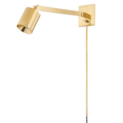 Hudson Valley - MDS1701-AGB - One Light Portable Wall Sconce - Highgrove - Aged Brass