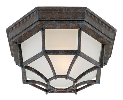Savoy House - 5-2067-72 - One Light Flush Mount - Exterior Collections - Rustic Bronze