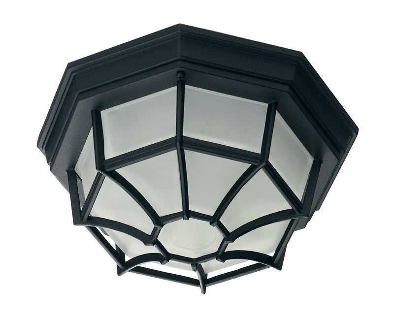 Savoy House - 5-2067-BK - One Light Outdoor Flush Mount - Exterior Collections - Black