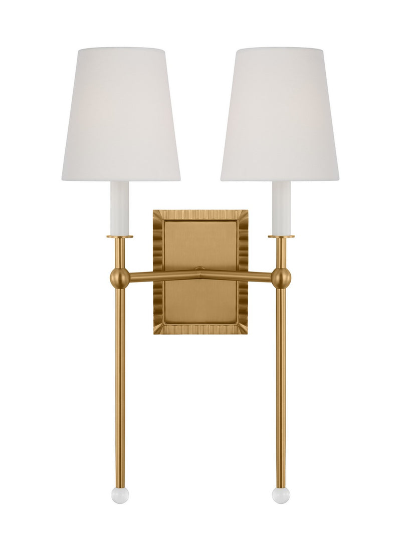 Visual Comfort Studio - AW1202BBS - Two Light Wall Sconce - Baxley - Burnished Brass