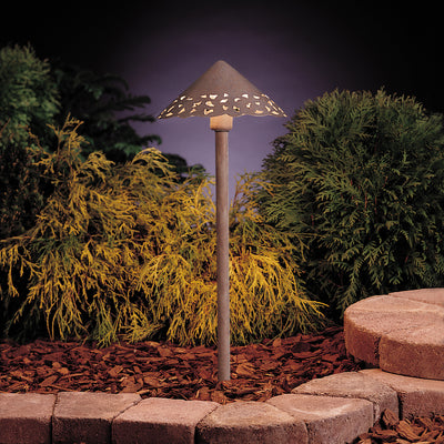 Kichler - 15443OB - One Light Path & Spread - Lace - Olde Brick