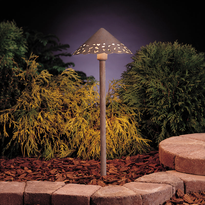 Kichler - 15443OB - One Light Path & Spread - Lace - Olde Brick