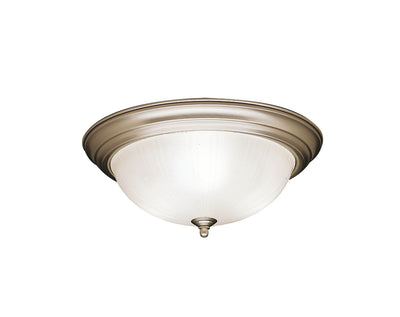 Kichler - 8655NI - Three Light Flush Mount - No Family - Brushed Nickel