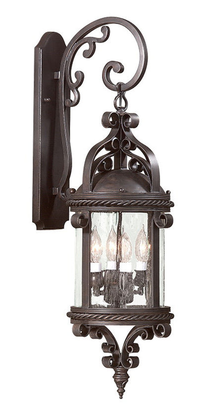 Troy Lighting - B9122-SFB - Four Light Wall Lantern - Pamplona - Old Bronze