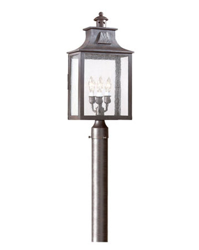 Troy Lighting - P9006-SFB - Three Light Post Lantern - Newton - Old Bronze