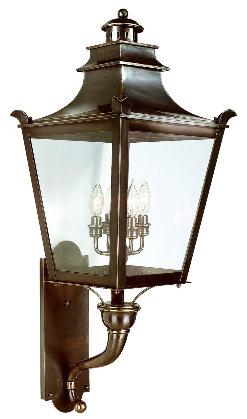 Troy Lighting - B9495EB - Four Light Wall Lantern - Dorchester - English Bronze