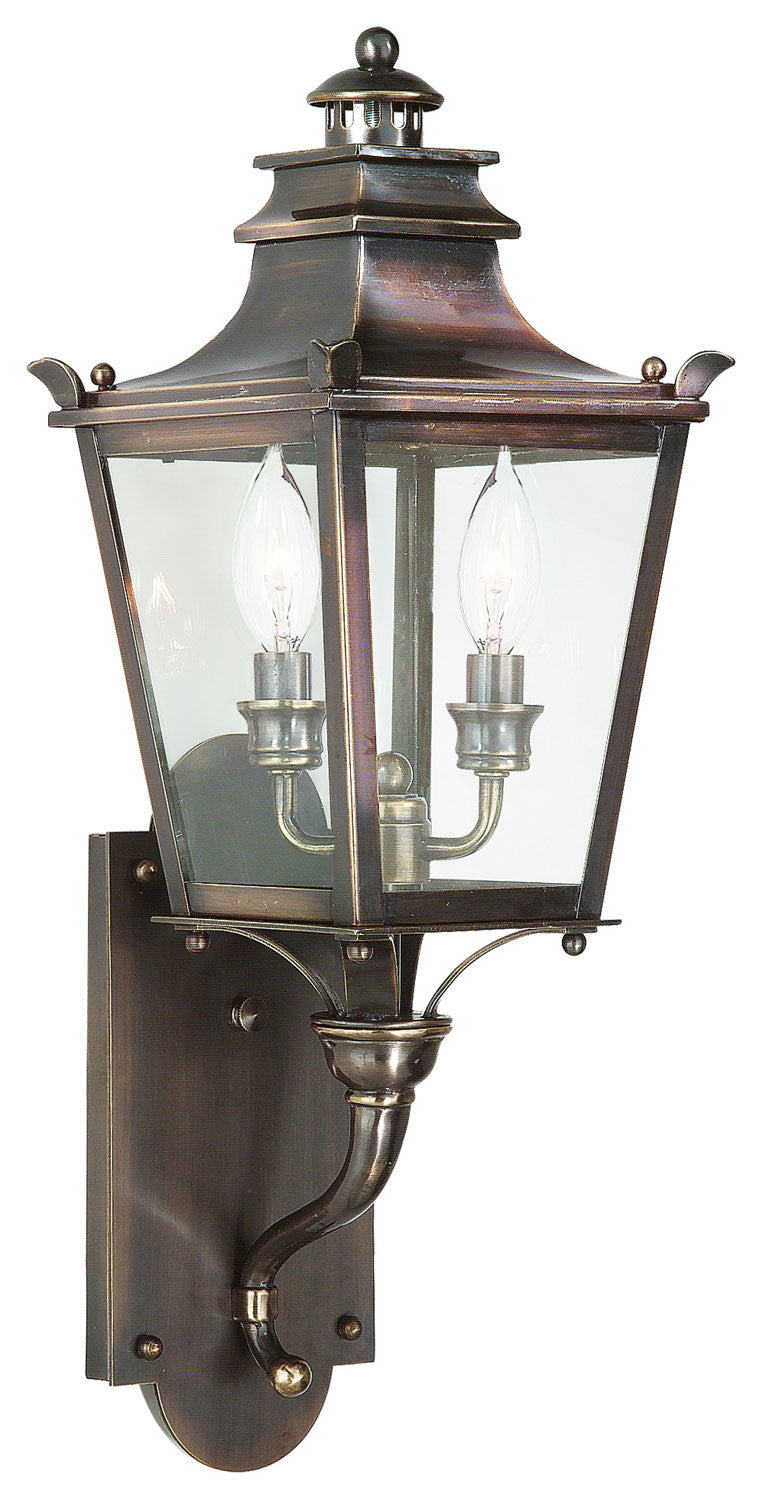 Troy Lighting - B9491EB - Two Light Wall Lantern - Dorchester - English Bronze
