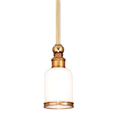 Hudson Valley - 6321-AGB - One Light Pendant - Chatham - Aged Brass