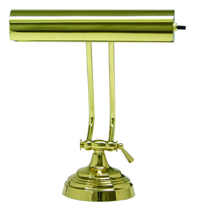 House of Troy - AP10-21-61 - One Light Piano/Desk Lamp - Advent - Polished Brass