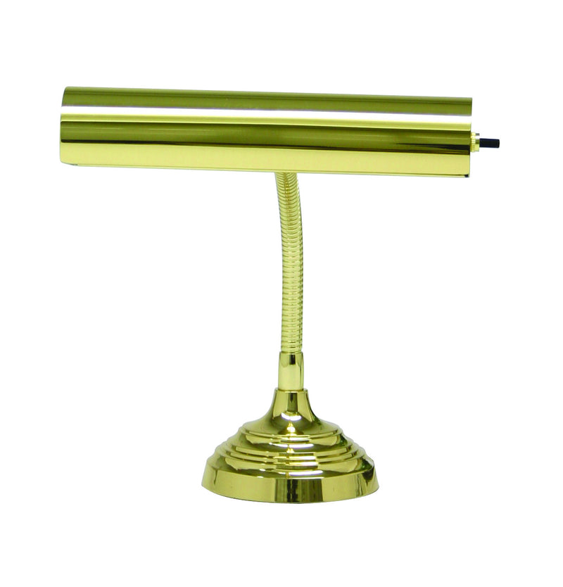 House of Troy - AP10-20-61 - One Light Piano/Desk Lamp - Advent - Polished Brass