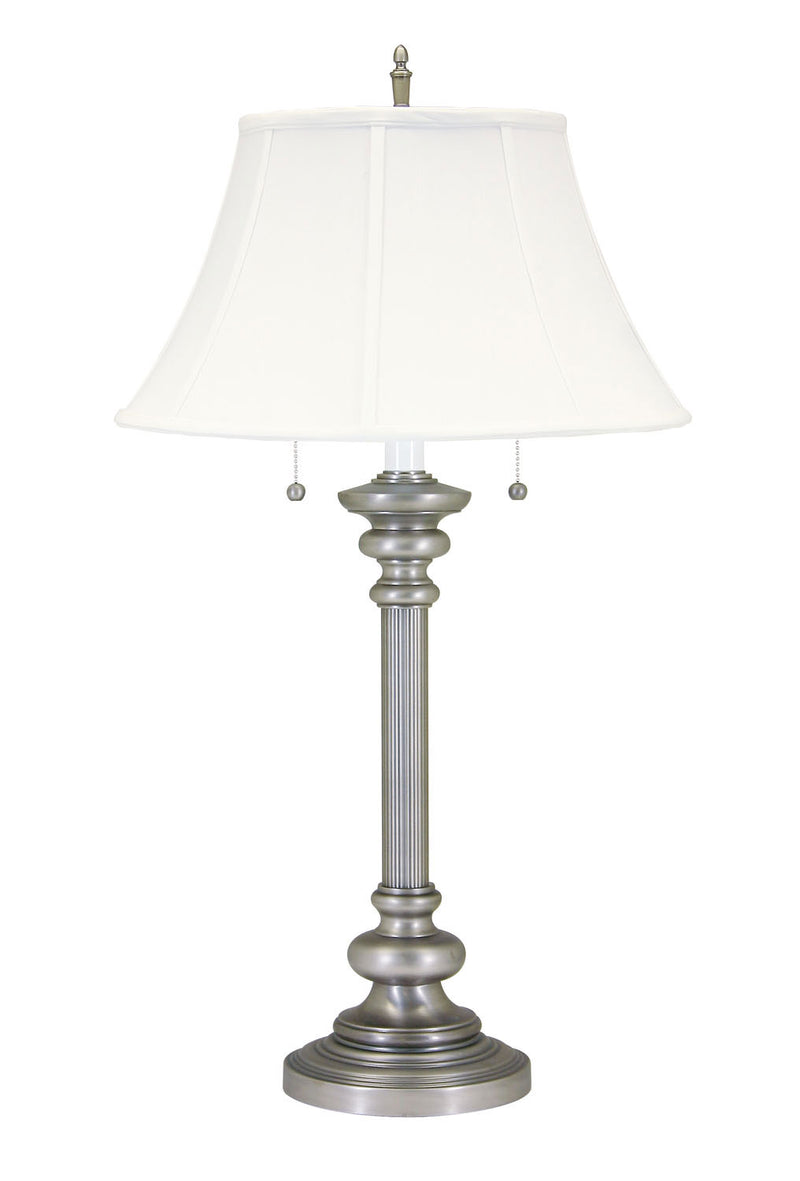 House of Troy - N651-PTR - Two Light Table Lamp - Newport - Pewter