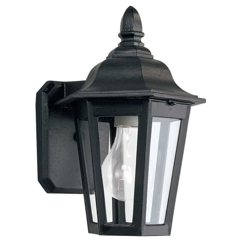 Generation Lighting - 8822-12 - One Light Outdoor Wall Lantern - Brentwood - Black