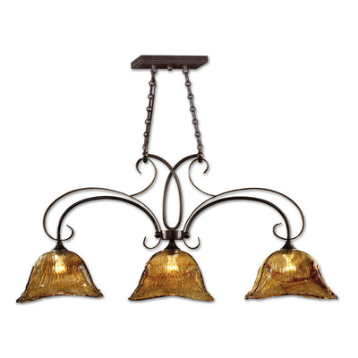 Uttermost - 21009 - Three Light Island Pendant - Vetraio - Oil Rubbed Bronze