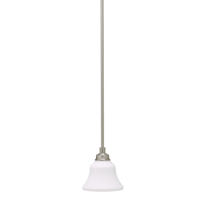 Kichler - 3482NI - One Light Mini Pendant - Langford - Brushed Nickel