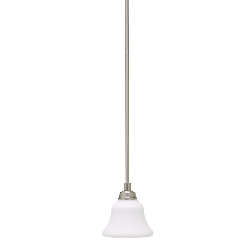 Kichler - 3482NI - One Light Mini Pendant - Langford - Brushed Nickel