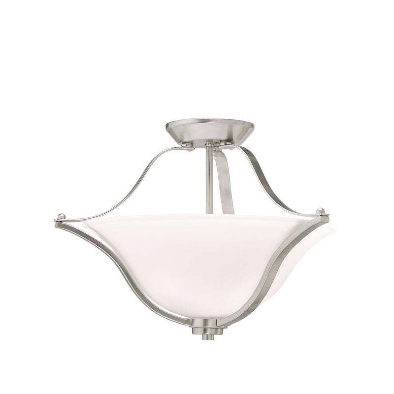 Kichler - 3681NI - Two Light Pendant/Semi Flush Mount - Langford - Brushed Nickel