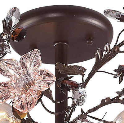 Cristallo Fiore Semi Flush Mount