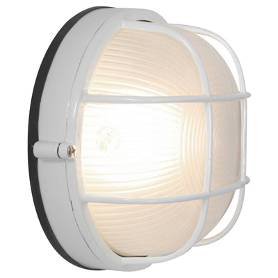 Access - 20296-WH/FST - One Light Bulkhead - Nauticus Dual Mount - White