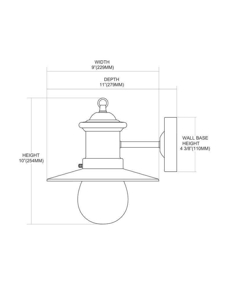 Maritime Outdoor Wall Sconce