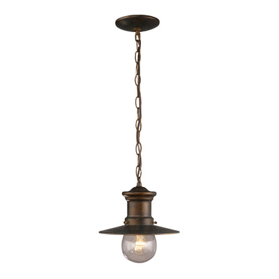ELK Home - 42007/1 - One Light Outdoor Pendant - Maritime - Hazelnut Bronze