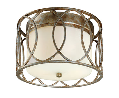 Troy Lighting - C1280-SG - Two Light Flush Mount - Sausalito - Silver Gold